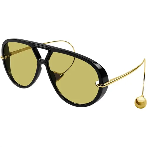 Drop Aviator Sunglasses Bv1273S 003 , female, Sizes: 63 MM - Bottega Veneta - Modalova