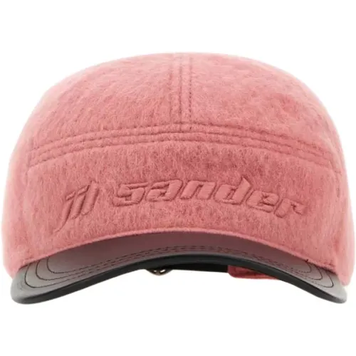 Two Tone Wool Blend Baseball Cap , female, Sizes: S, M - Jil Sander - Modalova