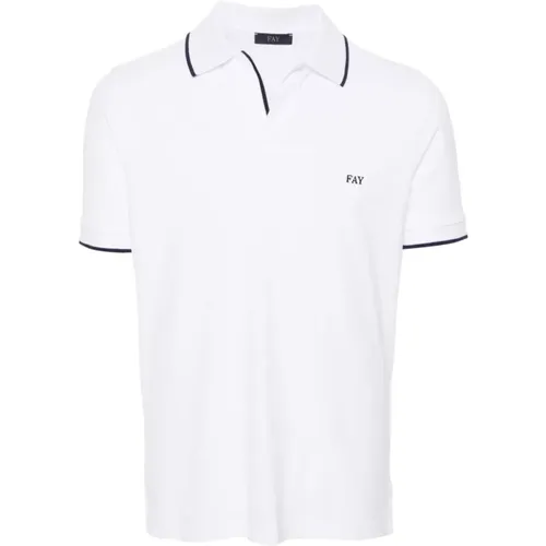 T-shirts and Polos , male, Sizes: L, XL - Fay - Modalova