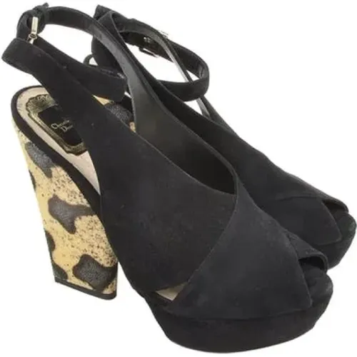 Pre-owned Suede sandals , female, Sizes: 6 UK - Dior Vintage - Modalova