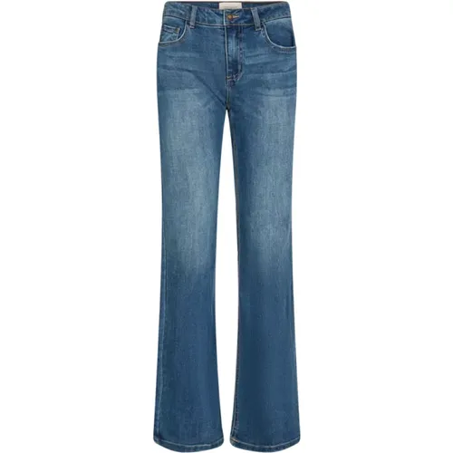 Kick Flared Jeans , Damen, Größe: W32 - Freequent - Modalova