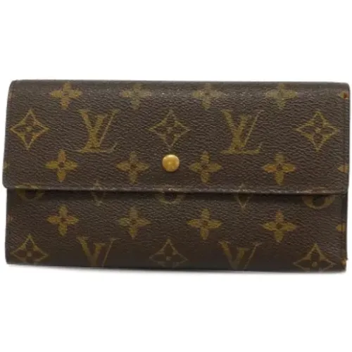 Pre-owned Canvas wallets , female, Sizes: ONE SIZE - Louis Vuitton Vintage - Modalova