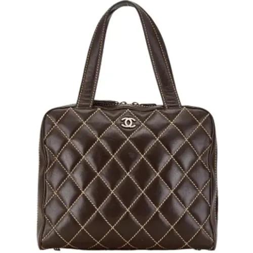 Pre-owned Leather chanel-bags , female, Sizes: ONE SIZE - Chanel Vintage - Modalova