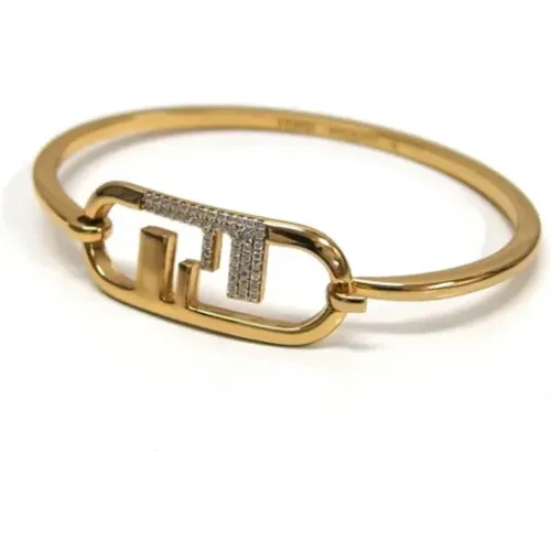 Pre-owned Metal bracelets , female, Sizes: ONE SIZE - Fendi Vintage - Modalova