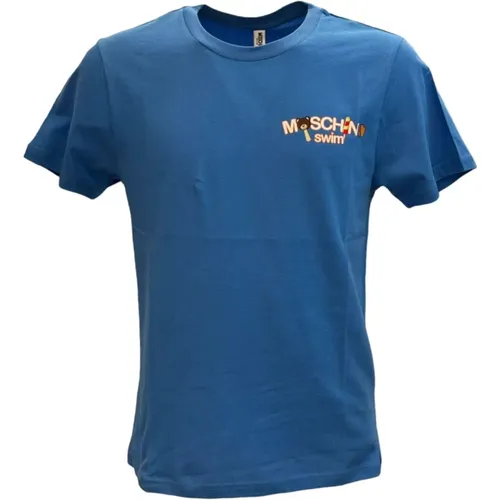 Casual Cotton T-Shirt , male, Sizes: XS, L, M, S - Moschino - Modalova