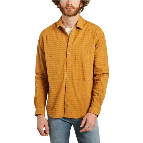 Checkered Cotton Shirt , male, Sizes: S, XL - YMC You Must Create - Modalova