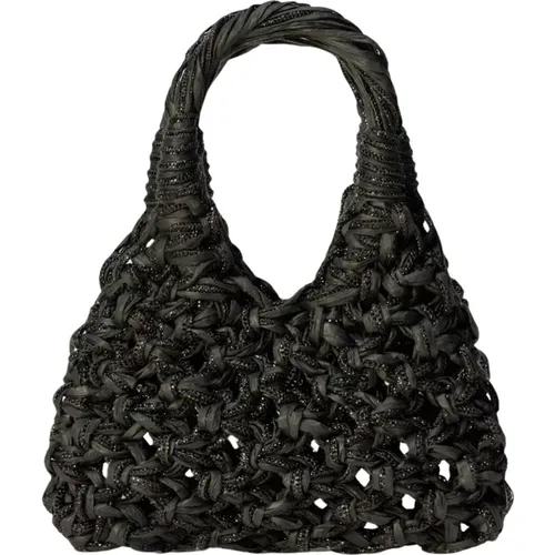 Rafia Summer Bag , female, Sizes: ONE SIZE - Hibourama - Modalova