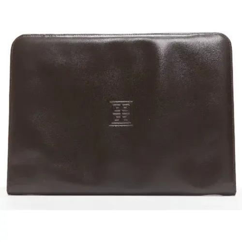 Pre-owned Leather clutches , male, Sizes: ONE SIZE - Givenchy Pre-owned - Modalova