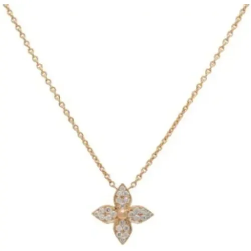 Pre-owned Rose Gold necklaces , female, Sizes: ONE SIZE - Louis Vuitton Vintage - Modalova