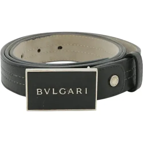 Pre-owned Leather belts , male, Sizes: ONE SIZE - Bvlgari Vintage - Modalova