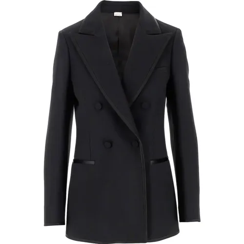 Double-Breasted Blazer , female, Sizes: XS - Gucci - Modalova