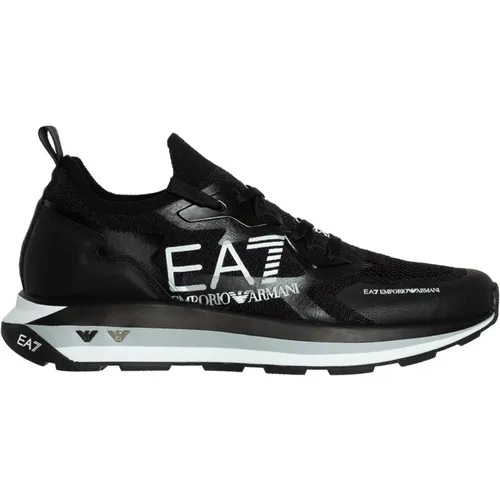 Sneakers , male, Sizes: 8 1/2 UK, 6 UK, 7 1/2 UK, 10 UK - Emporio Armani EA7 - Modalova