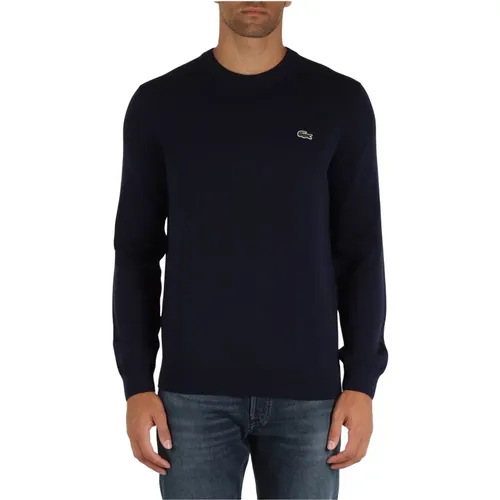 Regular Fit Baumwoll Rundhals Pullover - Lacoste - Modalova