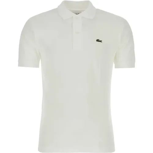 Weißes Piquet Polo Shirt , Herren, Größe: 2XL - Lacoste - Modalova