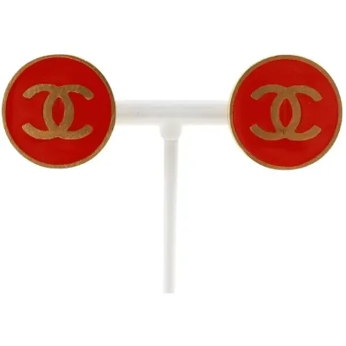 Pre-owned Metal earrings , female, Sizes: ONE SIZE - Chanel Vintage - Modalova