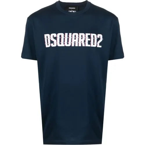 Short sleeve t-shirt , male, Sizes: L, 2XL, XL, M - Dsquared2 - Modalova