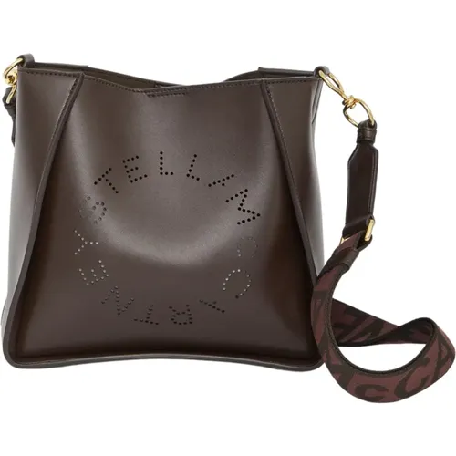 Shoulder Bag with Perforated Logo , female, Sizes: ONE SIZE - Stella Mccartney - Modalova
