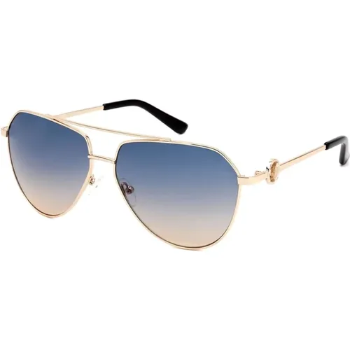 Metallrahmen Sonnenbrillen für Frauen - Guess - Modalova