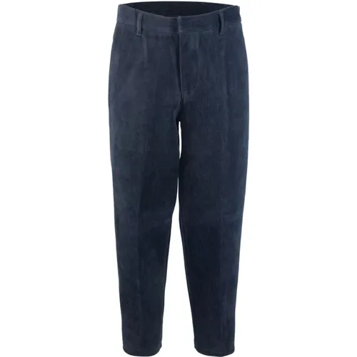 Blaue Chino Hose Regular Fit - Emporio Armani - Modalova