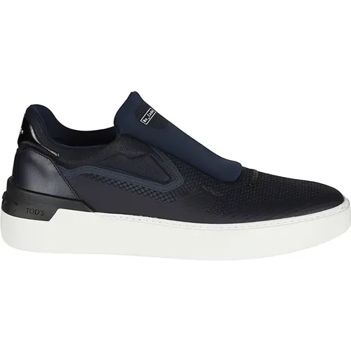 Blue Odyssey 14C Sneakers , male, Sizes: 6 UK - TOD'S - Modalova