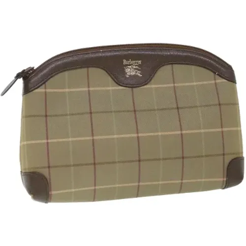 Pre-owned Canvas clutches , female, Sizes: ONE SIZE - Burberry Vintage - Modalova