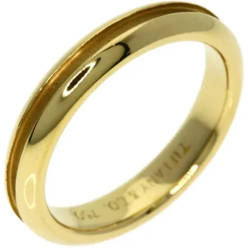 Pre-owned Gold rings , female, Sizes: ONE SIZE - Tiffany & Co. Pre-owned - Modalova