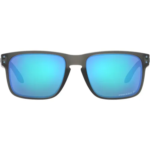 Dark Grey Square Sunglasses with Polarized Lenses , unisex, Sizes: 55 MM - Oakley - Modalova