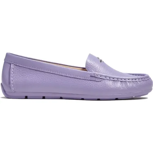 Logo Driver Loafers Light Violet , female, Sizes: 3 1/2 UK, 4 1/2 UK - Coach - Modalova