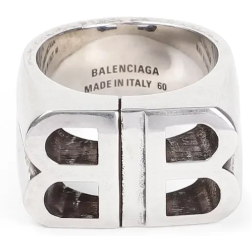 Metallic Ring for Men and Women , unisex, Sizes: 60 MM, 62 MM - Balenciaga - Modalova