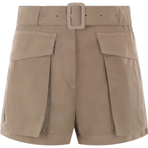 Cargo Shorts Gabardine Cotton , female, Sizes: S, M - Dries Van Noten - Modalova