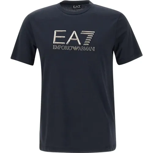 T-Shirts , Herren, Größe: L - Emporio Armani EA7 - Modalova