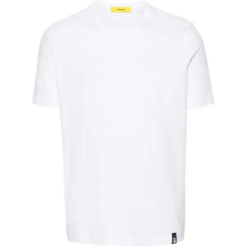 Bianco T-Shirt , male, Sizes: 3XL, S, 2XL, M, XL, L - Drumohr - Modalova