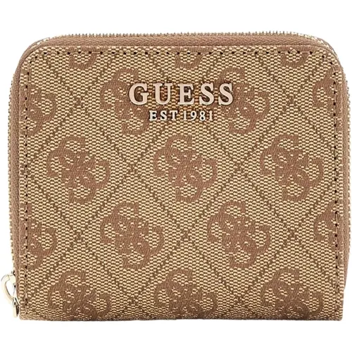 Beiger Synthetik-Damen Geldbeutel - Guess - Modalova