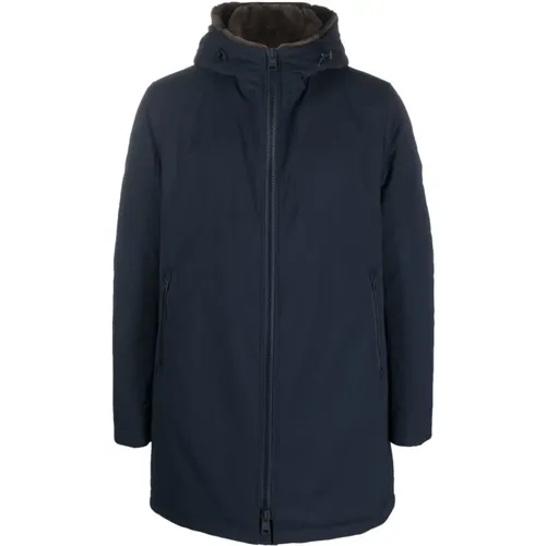 Blaue Parka Jacke für Männer , Herren, Größe: 2XL - Herno - Modalova