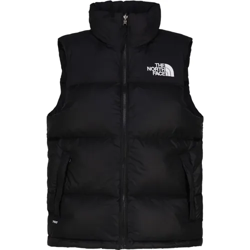 Schwarze Nylon-Zip-Jacke mit Kapuze , Herren, Größe: XL - The North Face - Modalova