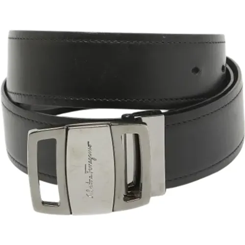 Pre-owned Leather belts , male, Sizes: ONE SIZE - Salvatore Ferragamo Pre-owned - Modalova