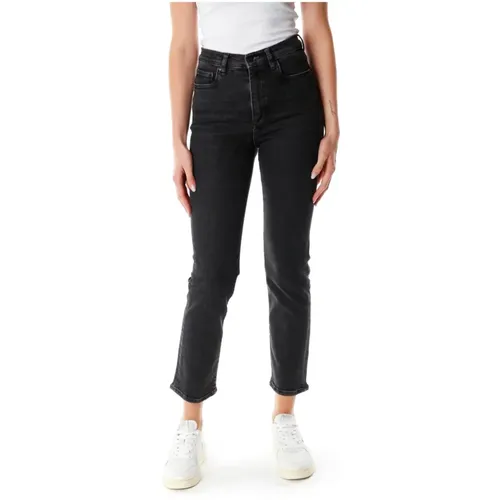 Straight Fit Jeans mit hoher Leibhöhe , Damen, Größe: W26 L32 - ARMEDANGELS - Modalova