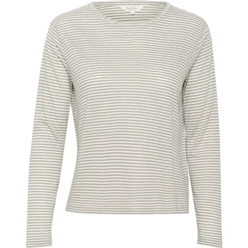 Striped Long Sleeve T-Shirt , female, Sizes: 2XL, L, XL, S, M, XS - Part Two - Modalova