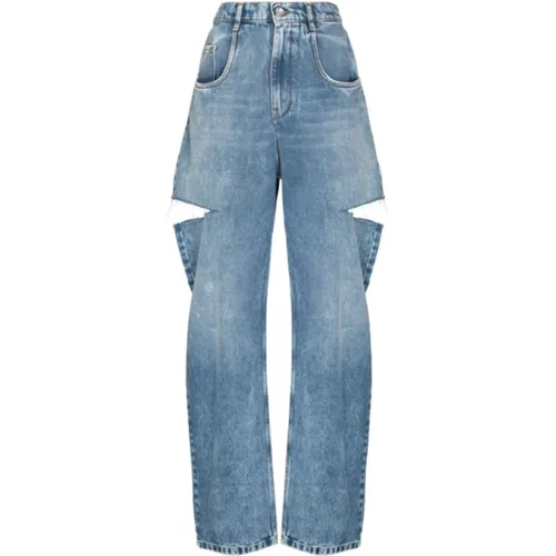 Denim 5-Pocket Trousers , female, Sizes: 2XS - Maison Margiela - Modalova