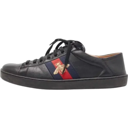 Pre-owned Leder sneakers - Gucci Vintage - Modalova