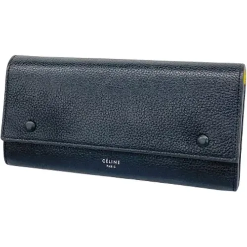 Pre-owned Leather wallets , female, Sizes: ONE SIZE - Celine Vintage - Modalova