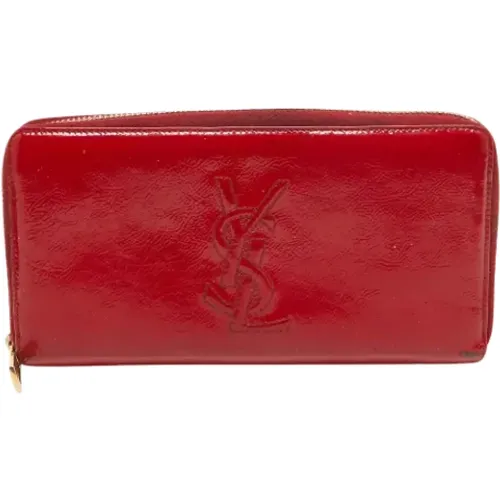 Pre-owned Leather wallets , female, Sizes: ONE SIZE - Yves Saint Laurent Vintage - Modalova