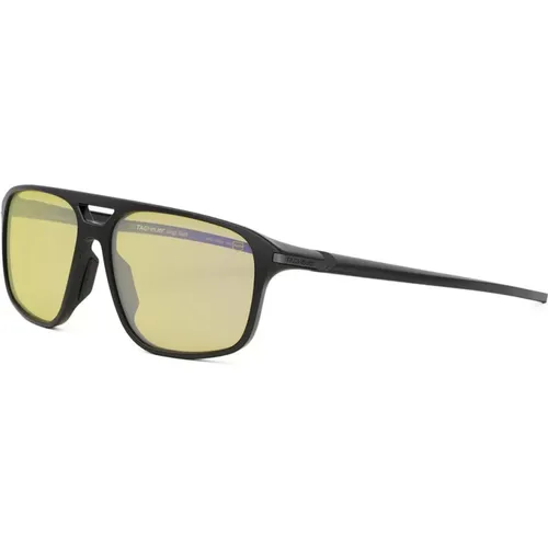 Yellow Sunglasses Vingt Sept , unisex, Sizes: 59 MM - Tag Heuer - Modalova