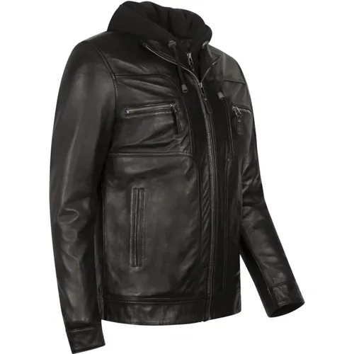 Urban Leather Jacket , male, Sizes: L, XL, 2XL, 3XL, S, M - Cycas D’or - Modalova