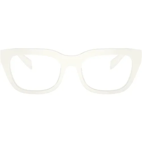 Damen Cateye Brille in Weiß Prada - Prada - Modalova