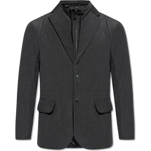 Jacke mit Blazer-Motiv , Herren, Größe: XL - Emporio Armani - Modalova