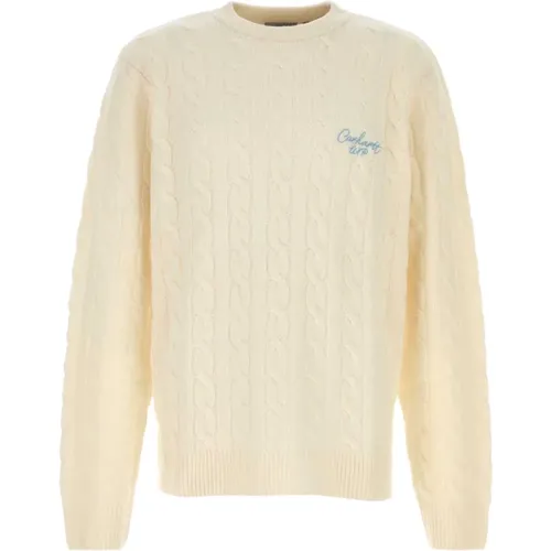 Ivory Signature Sweater , Herren, Größe: L - Carhartt WIP - Modalova