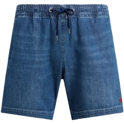 Iconic Prepster Jeansshorts , Herren, Größe: XS - Polo Ralph Lauren - Modalova