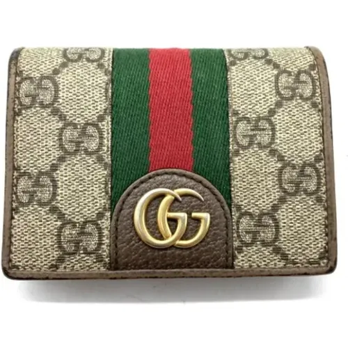 Pre-owned Canvas wallets , female, Sizes: ONE SIZE - Gucci Vintage - Modalova