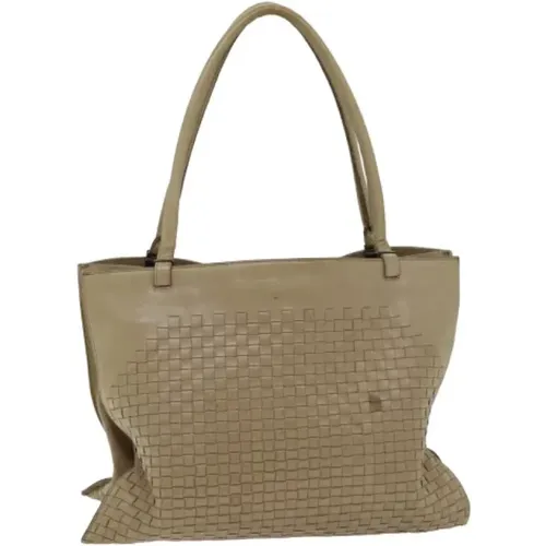 Pre-owned Leather totes , female, Sizes: ONE SIZE - Bottega Veneta Vintage - Modalova